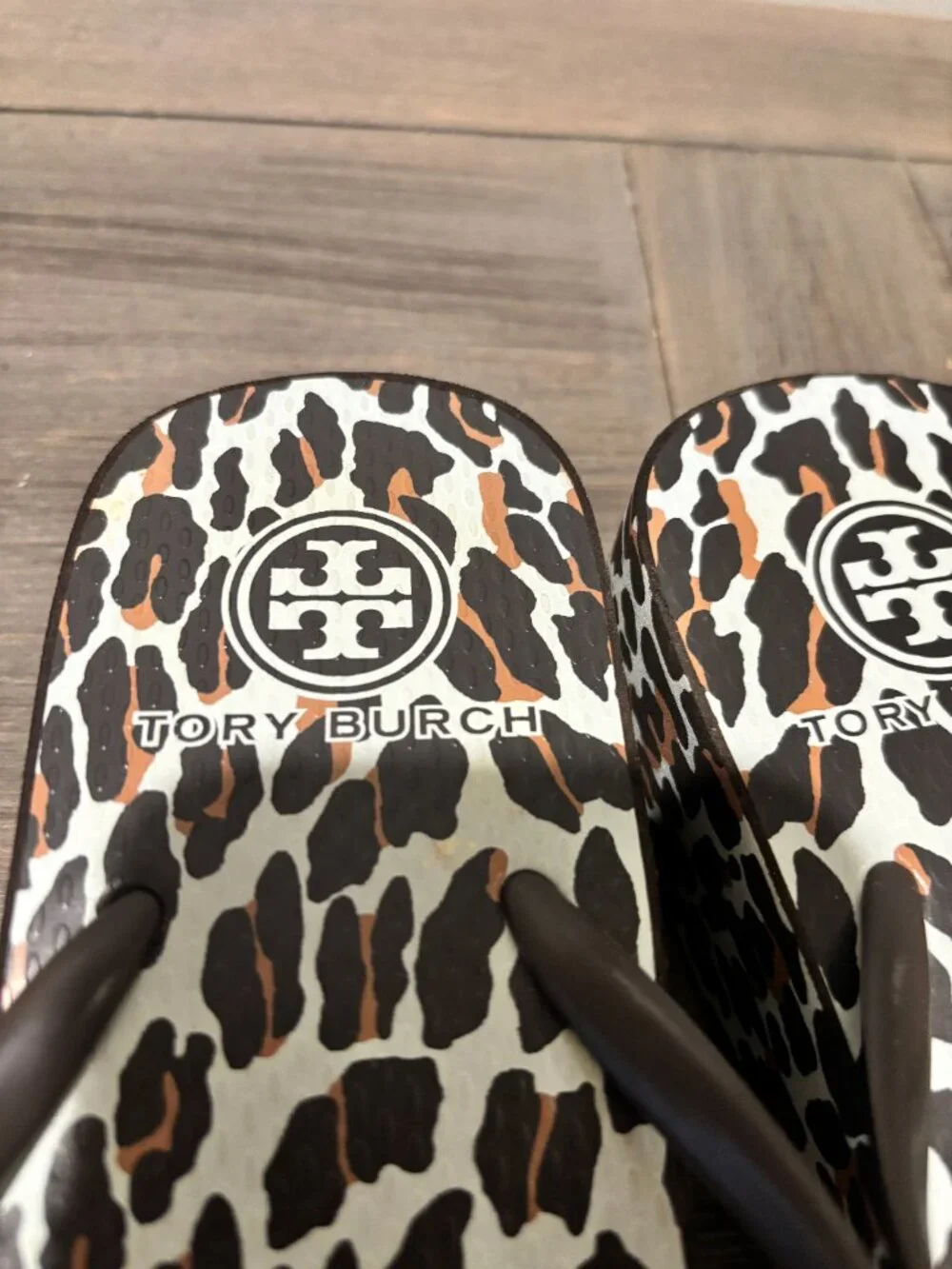 Brand New Tory Burch Thandie Leopard Wedge Sandal - Picture 5 of 6
